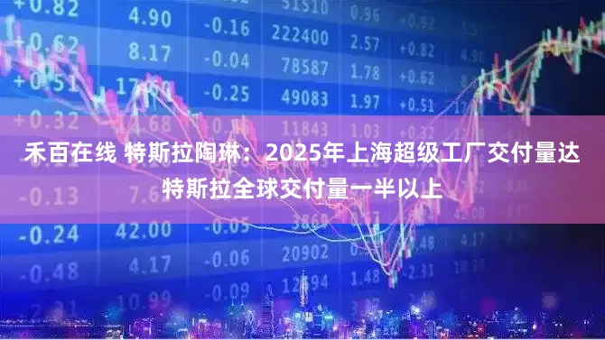 禾百在线 特斯拉陶琳：2025年上海超级工厂交付量达特斯拉全球交付量一半以上