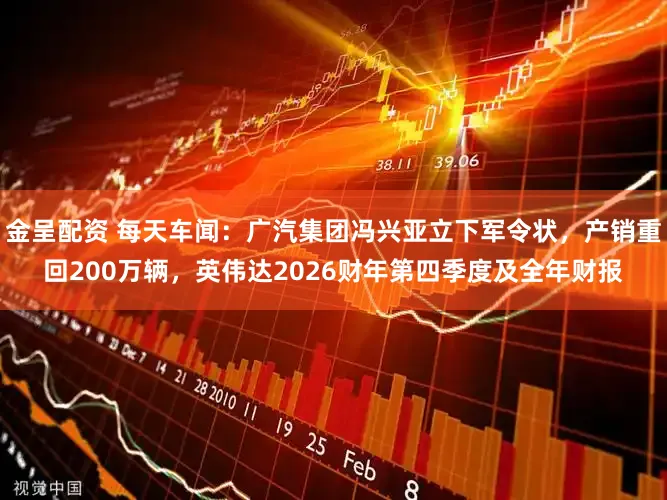 金呈配资 每天车闻：广汽集团冯兴亚立下军令状，产销重回200万辆，英伟达2026财年第四季度及全年财报