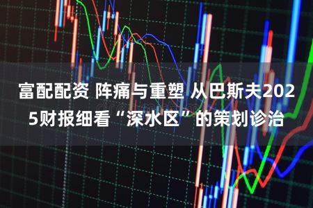 富配配资 阵痛与重塑 从巴斯夫2025财报细看“深水区”的策划诊治