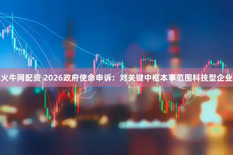 火牛网配资 2026政府使命申诉：对关键中枢本事范围科技型企业