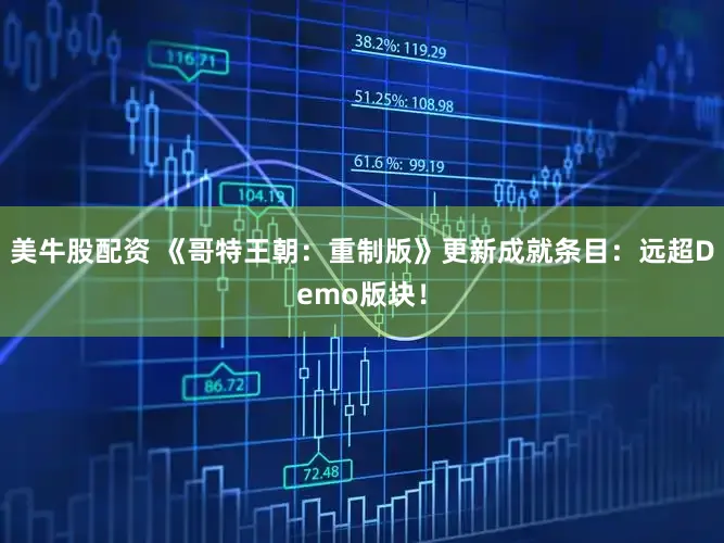 美牛股配资 《哥特王朝：重制版》更新成就条目：远超Demo版块！