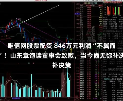 唯信网股票配资 846万元利润“不翼而飞”！山东章饱读董事会致歉，当今尚无弥补决策