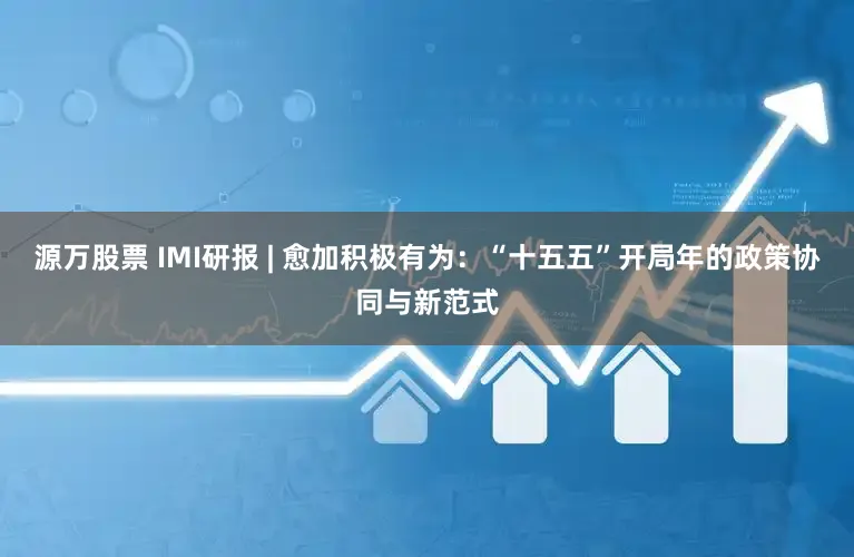 源万股票 IMI研报 | 愈加积极有为:“十五五”开局年的政策协同与新范式
